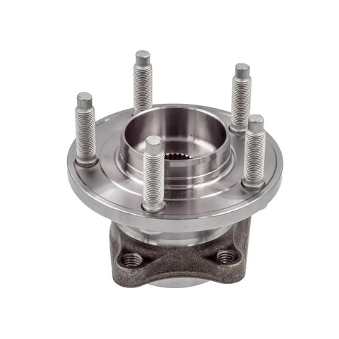 Front Hub Bearing Assembly for Lincoln MKX 2007-2010 and Ford Edge 5 Lug Without ABS 28 Spline Bolt On Direct Fit 4 Bolt Knuckle Mount