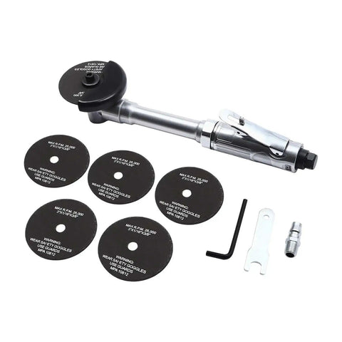 Three Inch Pneumatic Cut Off Tool With Six Replaceable Blades 18000 RPM High Speed Cutter For Metal Plastic Composite Materials