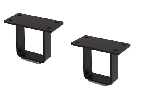 DIY Industrial Strength U Shaped Table And Cabinet Legs Set Of Four By Two And A Half Inch Modern Solid Steel Legs For Coffee Tables Night Stands And More Mounting Plate Measures Three Eighths By One And A Half Inches Screws Not Included