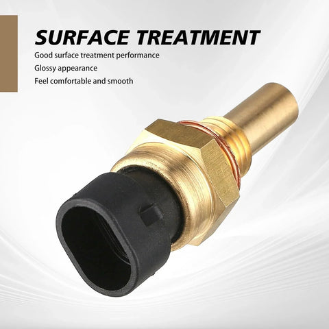 Drop In Replacement 2 Pin Car Coolant Temperature Sensor For Delphi Gold Direct Fit OEM Nos 15404280 brass sensor