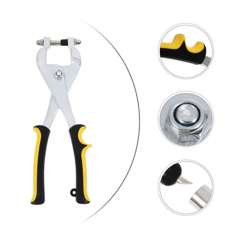 Leather Hole Punch Pliers Handheld Punch Tool For Crafting And Leathercraft With Stainless Steel Build Anti Slip Handle
