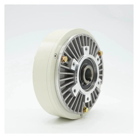 LVSEDTAL magnetic powder brake with hollow shaft; angled front view