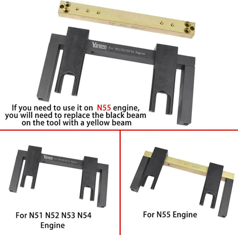 Pro Grade Timing Vanos Camshaft Alignment Locking Tool Kit For BMW 2.5 3.0 N51 N52 N53 N54 N55 S55 Engines tool components