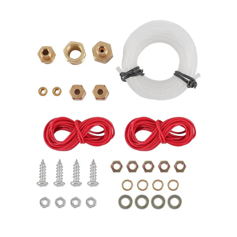 Installation hardware for 2 Inch Triple Gauge Kit With Oil Pressure Gauge 0-100 PSI, Water Temperature Gauge 100-280F, Voltmeter 8-16V by JDMSPEED