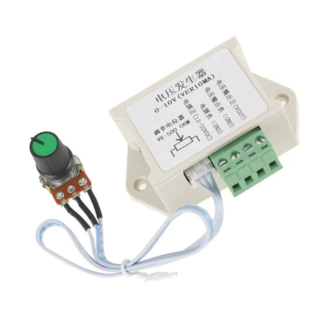 0-10V DC Generator Potentiometer Module For PLC And MCU Interface, Adjustable Analog Voltage Output Up To 10mA, 0-10V Converter