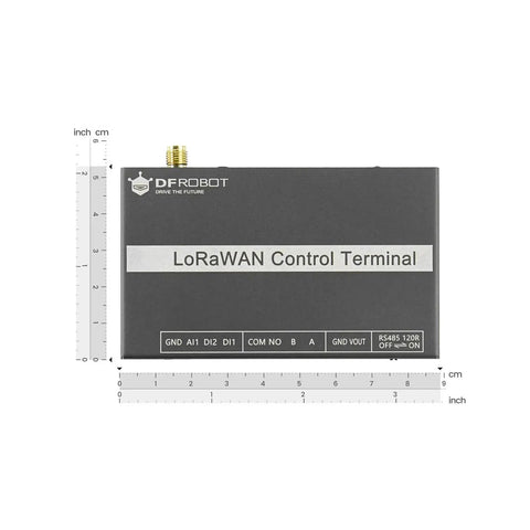 Long Range IoT Node With US 915MHz, RS485 Modbus RTU And Relay Controller, 2 In 1 All In One Edge Logic Hub front view
