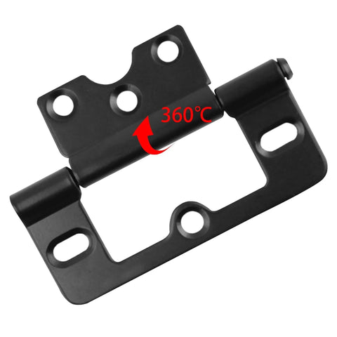 3 Inch Non Mortise Iron Door Hinges Heavy Duty Black Finish for Barn Doors Cabinets Garages Front Doors French Doors Shower Doors Hinge