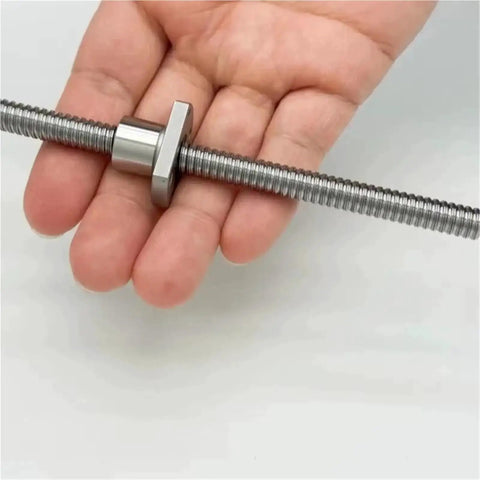 Miniature Ball Screw Kit For 3D Printers With Ball Nut 6mm 8mm 10mm Options 100mm 150mm 200mm Lengths SFK1002 close-up