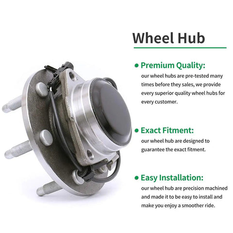 Front Wheel Hub Bearing Assembly 515054 For Your 1999-2004 Chevy Silverado 1500 2WD, visible on white background