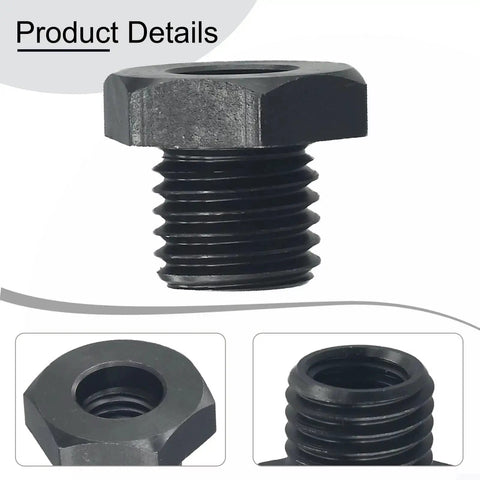 M18X2.5 To 1-8TPI Wood Lathe Chuck Adapter For Headstock Spindle, Woodworking Chuck Converter For Metal Or Wood Turning And CNC Machining
