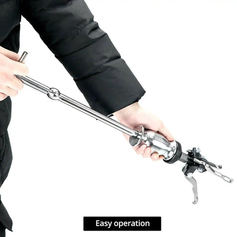 Person using 3 Jaw Gear Bearing Puller Set For Automotive Maintenance Internal And External Gear And Pulley Removal tool