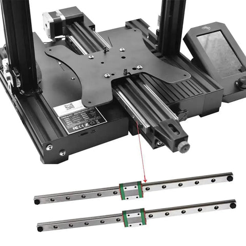 Y Axis Linear Rail Guide Kit MGN12H 300mm for Ender 3 V2 and Ender 3 Pro 3D Printer dual rails upgrade close-up