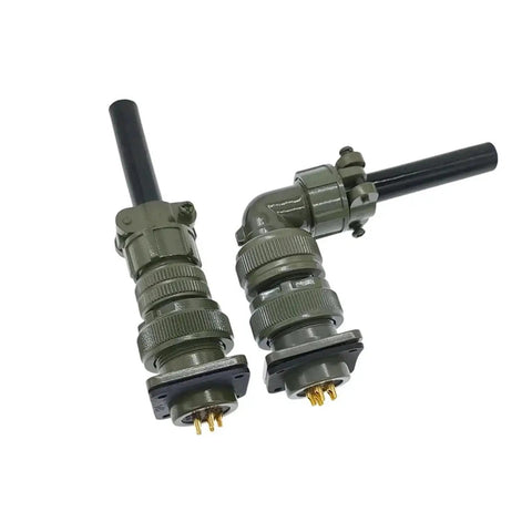 Military Grade Mil-Spec Circular Connectors MS3102 MS3106 14S Series Plug Set, durable waterproof shielded housing.