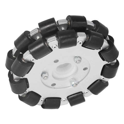 Double Aluminum Omni Wheel 127mm Premium Omni Directional Wheel With 360 Degree Rotation For Robot Replacement Parts