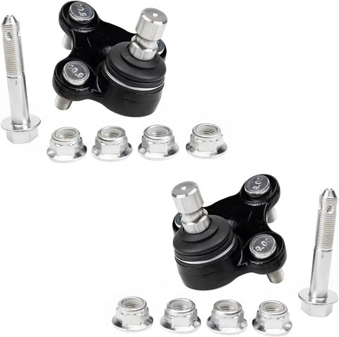 Plug And Play Front Wheel Bearing Hub Kit For Hyundai Sonata Tucson Kia Optima Sportage Includes 2 Front Hubs And 2 Lower Ball Joints