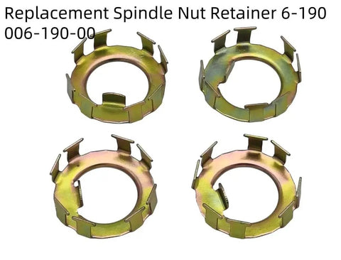 Heavy Duty Trailer Spindle Nut Retainer Replacement Kit Fits Dexter 2K To 8K Axles 600 To 1100 Lb Hubs 4 Pack