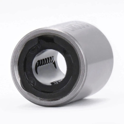 Close-up of 4 Piece LM3UU Linear Bearing Set 3x7x10mm for DIY Projects, Chrome Steel, Low Noise, Dustproof, Fits 3D Printer CNC