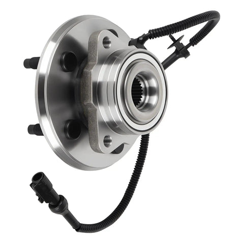 Front Wheel Bearing Hub Assembly For Ford Explorer 2002 To 2005 Lincoln Aviator 2003 To 2005 Mercury Mountaineer 2002 To 2005 5 Lug ABS Sensor Included Two Pack