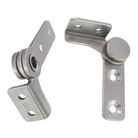 2.0 Nm Torque Shaft Hinges With Adjustable Damping For Cabinets, Doors, Windows, And Foldable Tables, 304 Stainless Steel L Shaped Locking Hinge Pair Includes 2 Hinges And 10 Screws