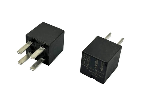 12V DC 20A 4-Pin Automotive Relay Dual Pack For Car Electrical Systems, Beefy Reliability And Fast Power Delivery, close-up view
