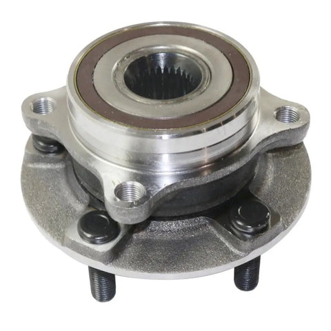 Front Wheel Hub Assemblies Pair For Your Mitsubishi Lancer 2008 2015 With Bearing And ABS Encoder Includes 5 Lugs Wheel Studs