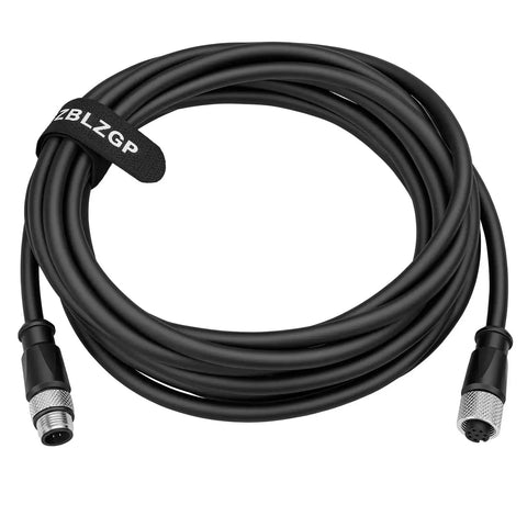 Coiled Heavy Duty M12 6 Pin A Coded Cable For Industrial Actuators And Sensors Waterproof IP Rated Male To Female Connector