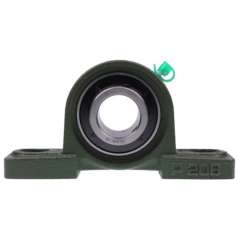 1-1/8 Inch Bore Pillow Block Bearing Set Compatible With AMI UCP206-18 front view