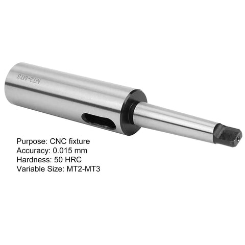 HaloVerde MT2-MT3 taper sleeve adapter in high-speed steel for CNC lathes