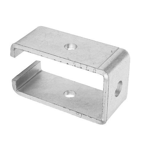 Heavy Duty Trolley Track Hanger Bracket For Sliding Doors And Wardrobes, Stainless Steel Intermediate Support, rectangular shape