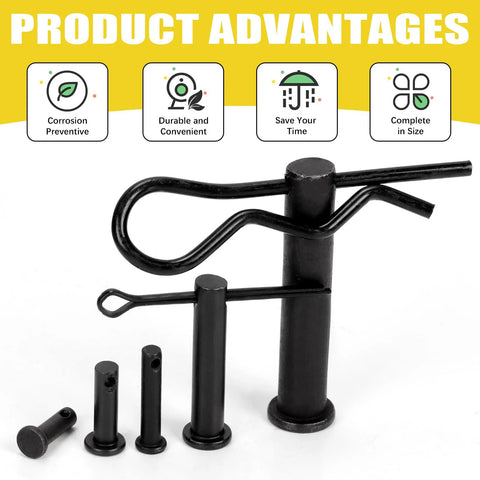 Clevis R Clips clevis pin and r clip kit - 100 Piece Assortment 🍁 &nd...