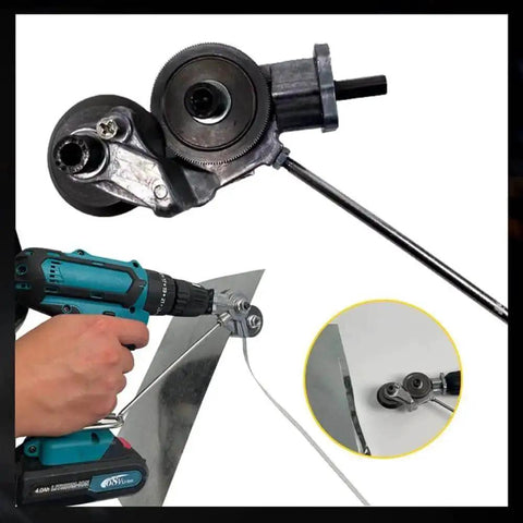 Electric Drill Metal Cutting Shears For Iron And Tin Plates No Hassle Labor Saving Retrofit Tool Compatible With Most Drill Brands