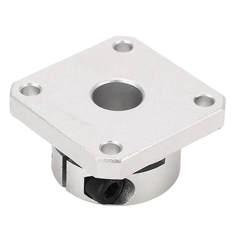 Crazy Smooth Square Flange Linear Bearing for High Speed Motion, 12mm bore, GCr15 steel, shown from an angle.