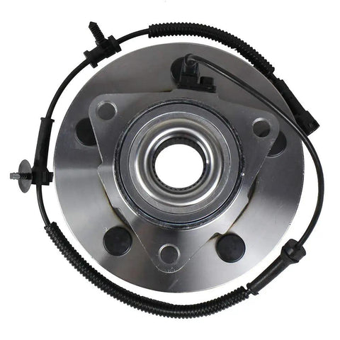 Front Wheel Hub and Bearing Assembly for Dodge Ram 1500 2006 2007 2008 With ABS 5 Lug Pattern 515113 Premium Aftermarket Replacement for Front Axle Direct Bolt On Fit top view