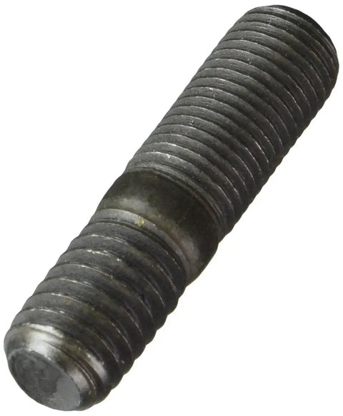 Double Ended Automotive Studs 3/8-16 And 3/8-24 X 1-1/2 Zinc Plated Pack Of 5, dual-threaded, zinc-plated steel stud.
