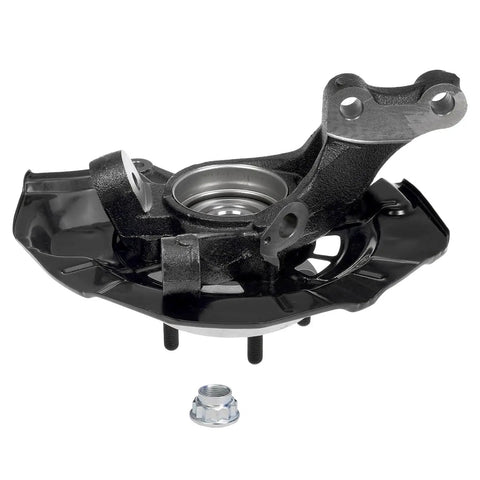 Front view of Front 2pc Steering Knuckles And Wheel Bearing Hubs Replacement For 2007 2011 Toyota Camry And 2007 2012 Lexus ES350