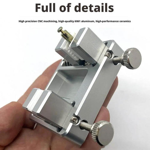 Heavy Duty Aluminum Welding Clamp With Temperature Resistant Jaw For Precise PCB Soldering And Mounting, 11mm Chin