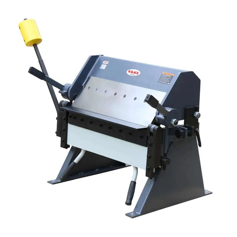 Ultra 24 Inch Box And Pan Brake With 3 Segment Movable Fingers And Rear Stops For Complex Sheet Metal Bends In 16 Gauge Mild Steel
