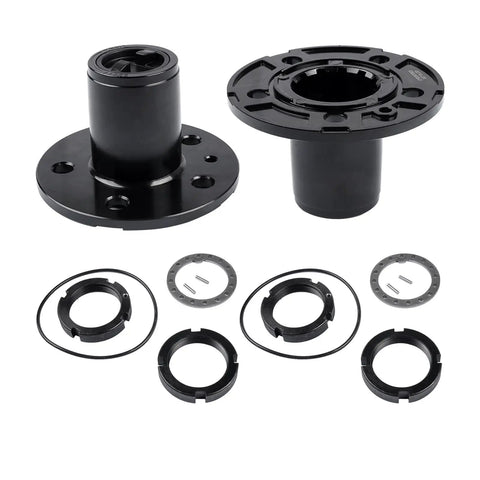 2Pack 4WD Manual Locking Hubs 29071 Replacement For Ford Ranger Explorer Mazda Navajo 1990-1994 with components shown