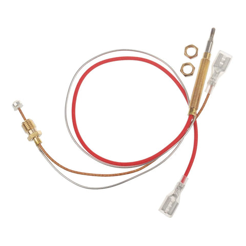 Timsec outdoor patio heater thermocouple sensor with M8x1 end, M6x0.75 thread, 16.2in wire, 0.25in flat terminal
