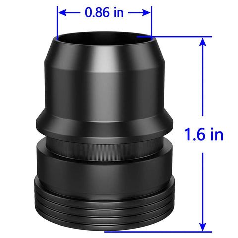 Upgrade Your Ford F150 EcoBoost With A Precision Billet Blow Off Valve Mod Plug Vent To Atmosphere, dimensions shown