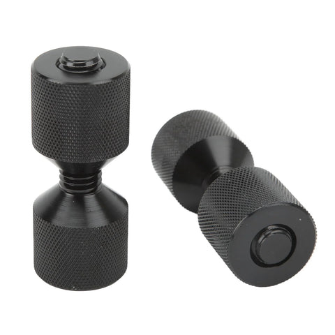 Two Hole Flange Alignment Pin Made From Anodized Aluminum Quick Tweezers Style Dowel Pin For Pipe Flanges Sturdy Black Finish Easy Insertion And Quick Install Portable Auto Parts Tool Pro Grade 2 Pack For Piping And Installation Jobs