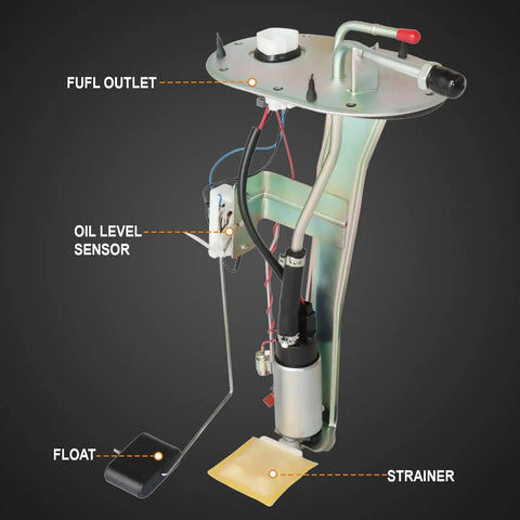 Toyota Tacoma Fuel Pump Assembly For 1995 To 2000 4WD Fits Base DLX SR5 Limited Pre Runner V6 3.4L And 2.4L And 2.7L