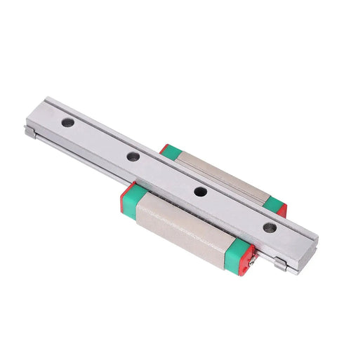 100mm Stainless Steel Linear Guide Rail For CNC And 3D Printers High Load Torsion Miniature Rail System With Durable Slide Block