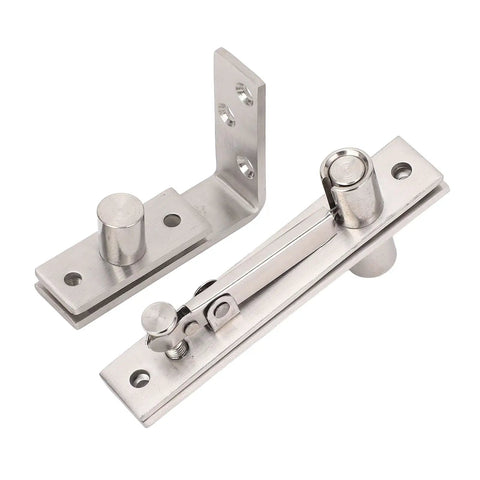 Concealed Door Pivot Hinge Stainless Steel Heavy Duty Brushed Finish 180 Degree Rotation 300 Lbs Load Capacity for doors