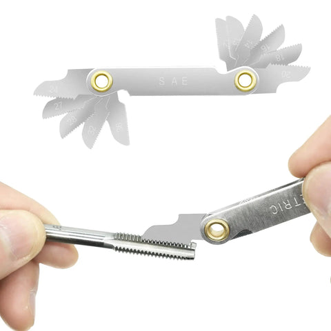 40 Piece Tap And Die Set For Metric Threads M3 To M12 With Coarse And Fine Types, Built From Durable GCr-15 Alloy Steel