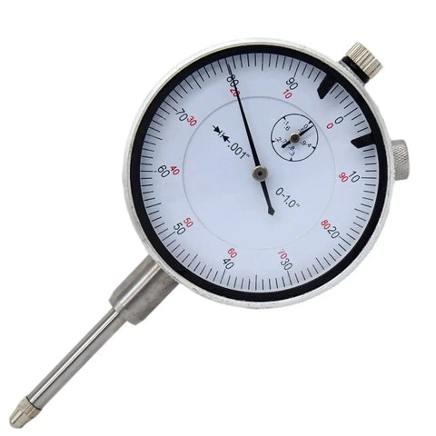 Dial Indicator With Magnetic Base 0 To 1 Inch Range One Thousandth Inch Precision Long Arm With Fine Adjustment Pro Gauge