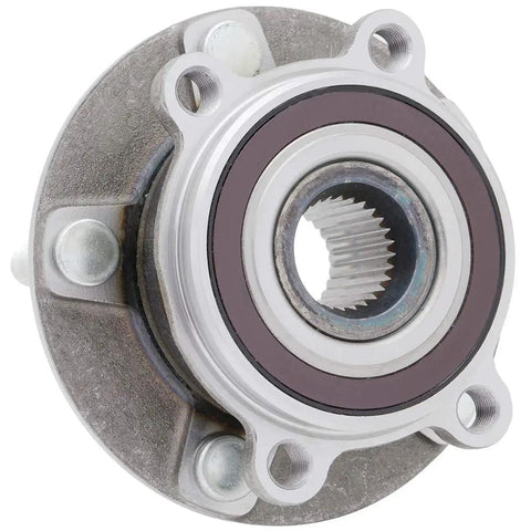 2-Pack Front Wheel Hub Assembly Set, Steel, Ball Bearing, 66.9mm Bore, Fits 2014-2018 Mazda 3 And 2016-2021 Mazda CX-3, Front Left And Right, Replaces WA513354 And HA590523, Built For Your Daily Driver, close-up view