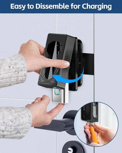 Adjustable Angle Doorbell Mount For Ring And Blink Wireless Video Doorbells No Drill Anti Theft Doorbell Camera Mount Universal Bracket demonstration
