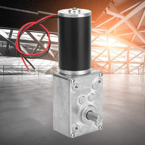 DC 12V Gear Motor With 50 RPM Output, High Torque Reduction Electric Motor, 8mm Shaft