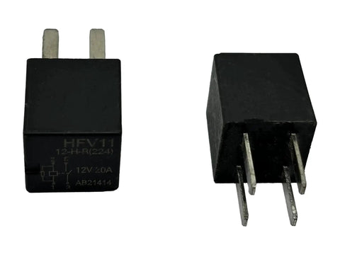12V DC 20A 4-Pin Automotive Relay Dual Pack for Car Electrical Systems, beefy reliability, fast power delivery, durable module